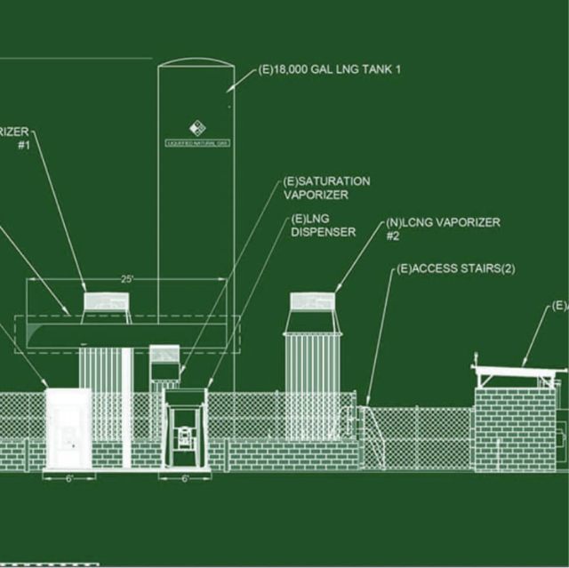 blueprint of station construction